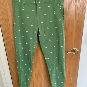 Men's fabletics green pants NEW 31X32